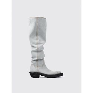 Camperlab Blue Denim And Rubber Ankle Women's Boots